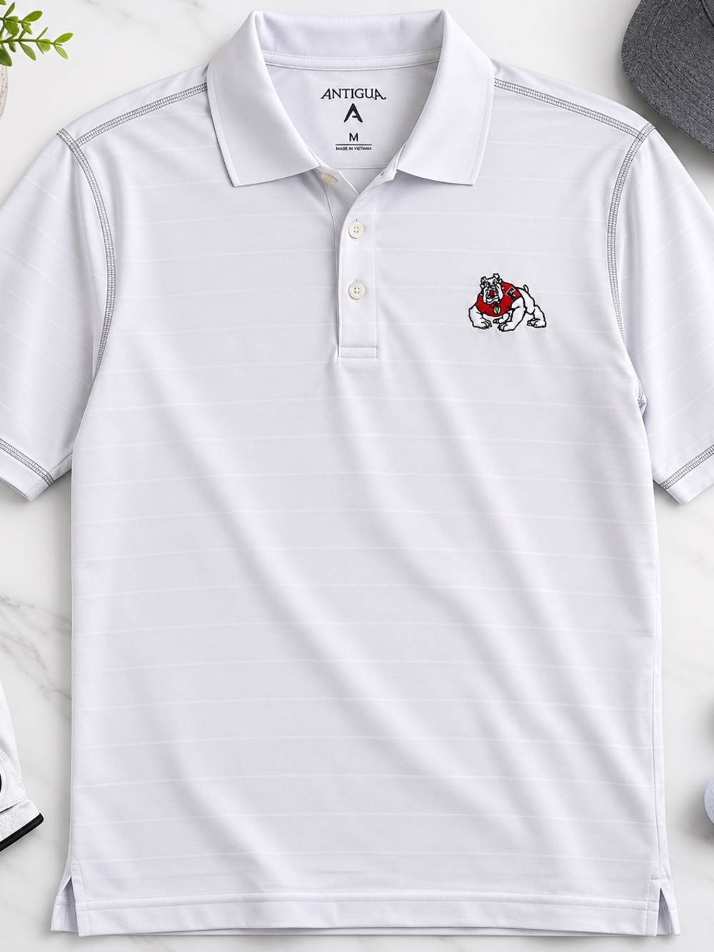 Antigua Fresno State Bulldogs Performance Golf Polo Shirt